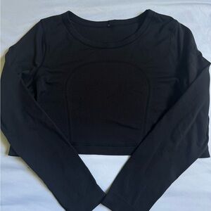 lulu swiftly long sleeve cropped